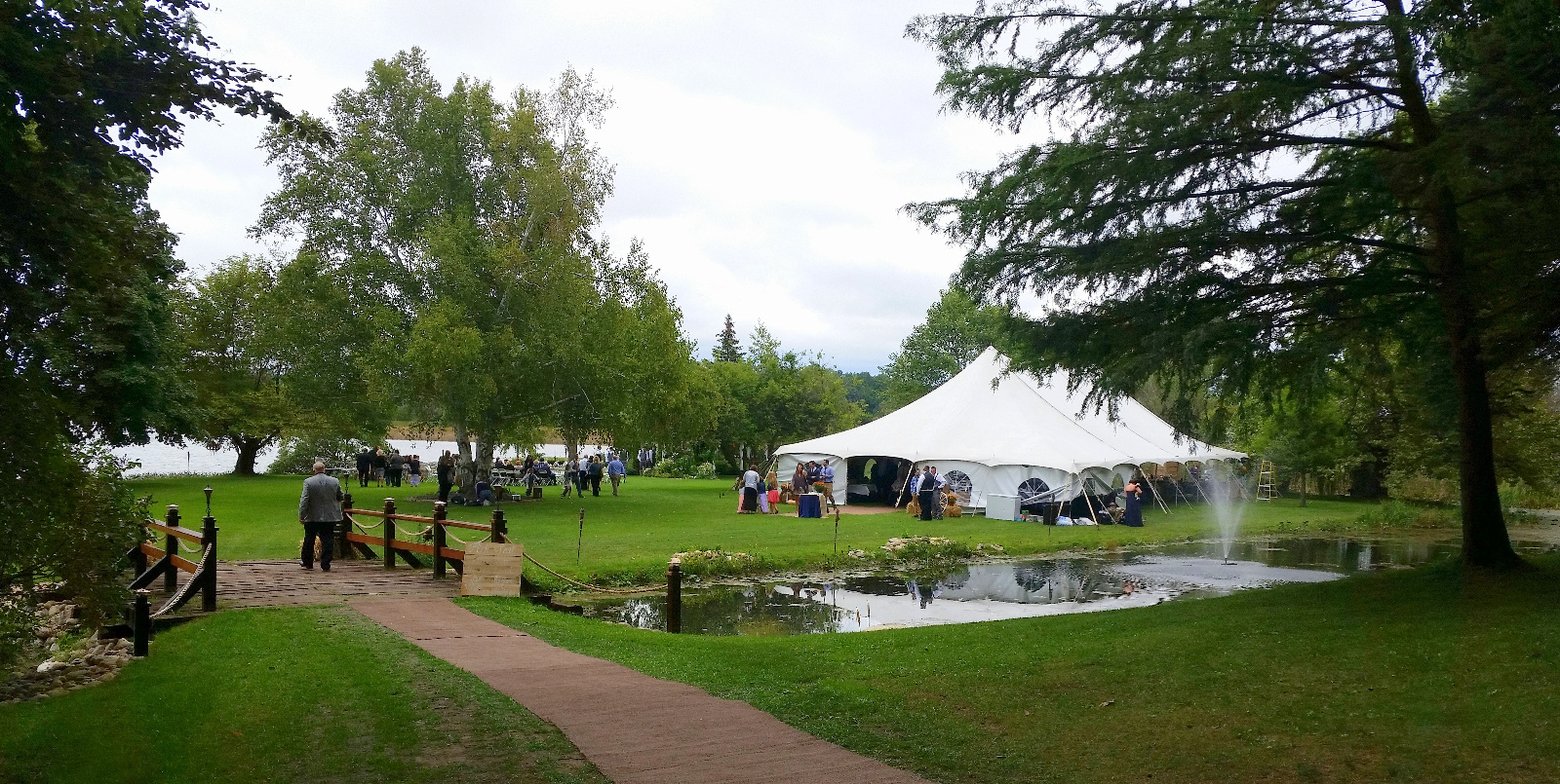 Distant view of the Island
